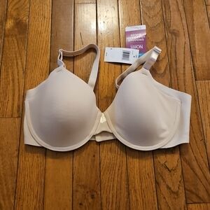 Olga No Side Effects Full-Figure Contour Underwire Bra 0561A Butter 38C NWT